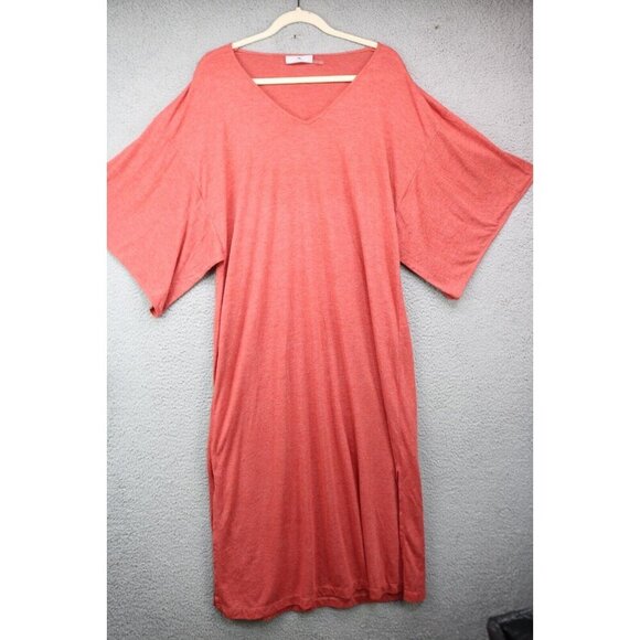 Natori Women's Maxi Lounge Dress-Side Slits-Medium - Picture 1 of 11